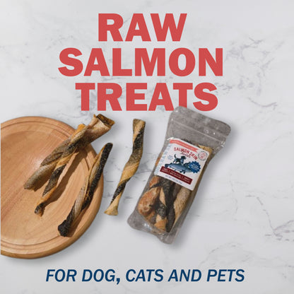Salmon Skin Twists